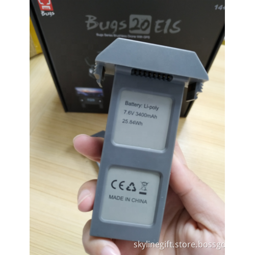 Original 7.6v 3400mah Li-po Battery For Mjx Bugs B20 GPS brushless Drone Battery Rc Drones Spare Parts